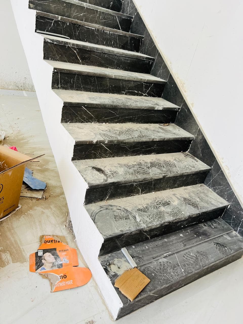 Finishing: Marble finishing work